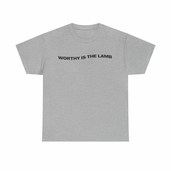 Unisex Tee - Worthy is the Lamb Design - Gildan 5000 - Image 8