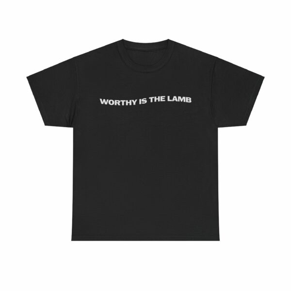 Unisex Tee - Worthy is the Lamb Design - Gildan 5000 - Image 5