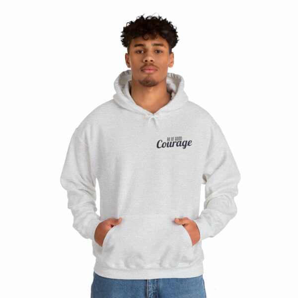 Be of Good Courage Left Chest Heavy Blend Hooded Sweatshirt - Image 9