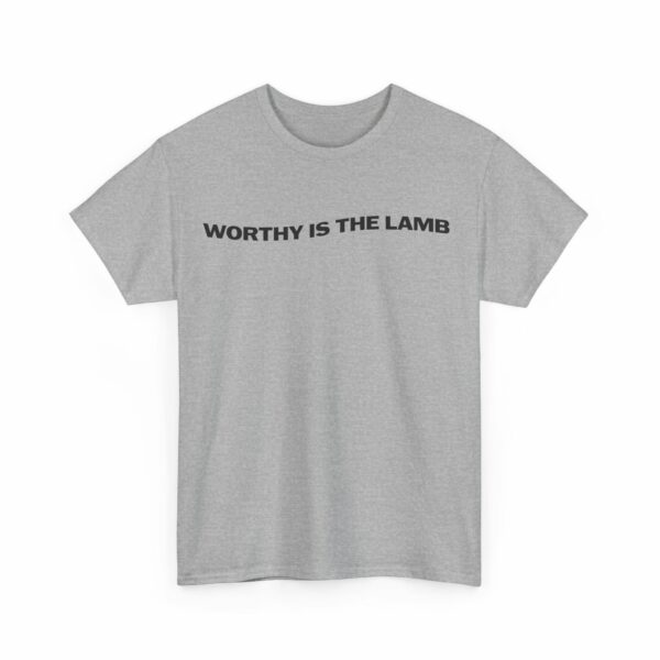 Unisex Tee - Worthy is the Lamb Design - Gildan 5000 - Image 7