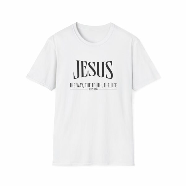 Minimalistic T-Shirt with John 14:6 Verse - Image 3