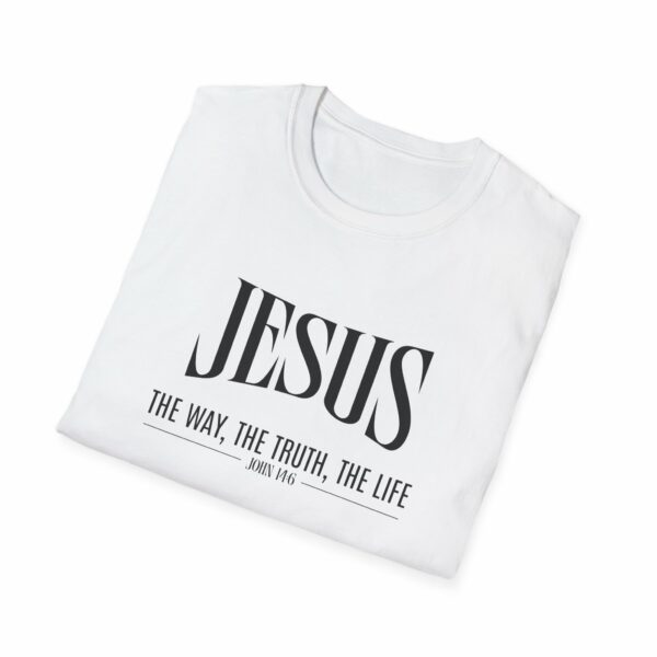 Minimalistic T-Shirt with John 14:6 Verse - Image 4