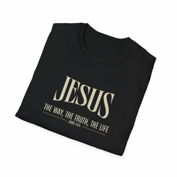 Minimalistic T-Shirt with John 14:6 Verse - Image 2