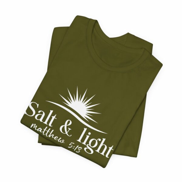 Salt and Light Tee with Matthew 5:13 Verse - Image 6