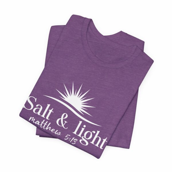 Salt and Light Tee with Matthew 5:13 Verse - Image 8