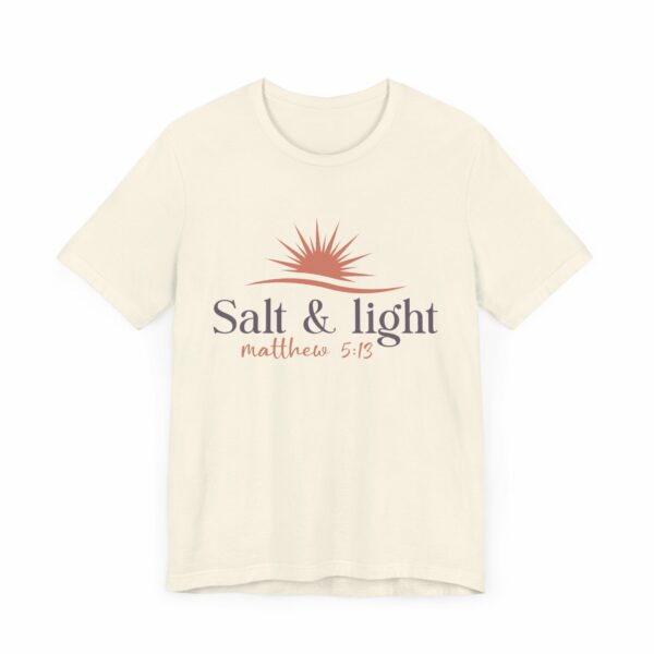 Salt and Light Tee with Matthew 5:13 Verse - Image 2