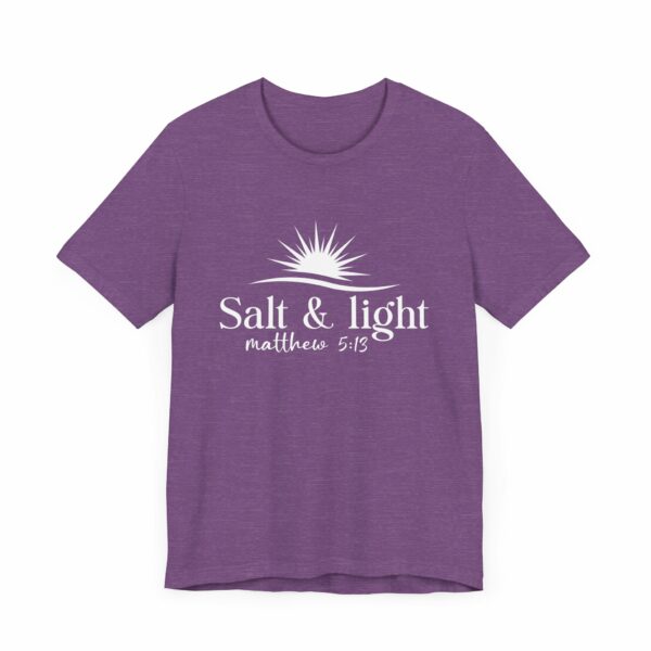 Salt and Light Tee with Matthew 5:13 Verse - Image 7
