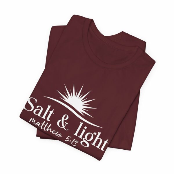 Salt and Light Tee with Matthew 5:13 Verse - Image 10