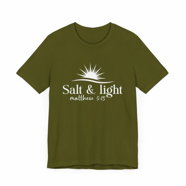 Salt and Light Tee with Matthew 5:13 Verse - Image 5
