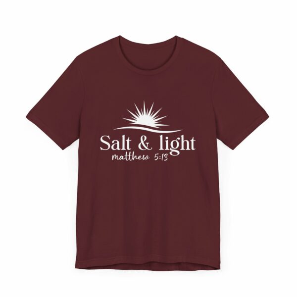 Salt and Light Tee with Matthew 5:13 Verse - Image 9